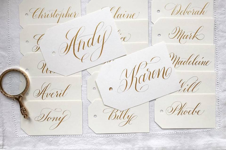 Gol Ink Name Tags