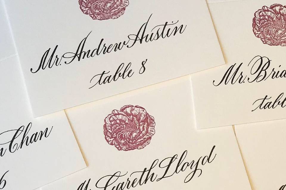 Escort cards