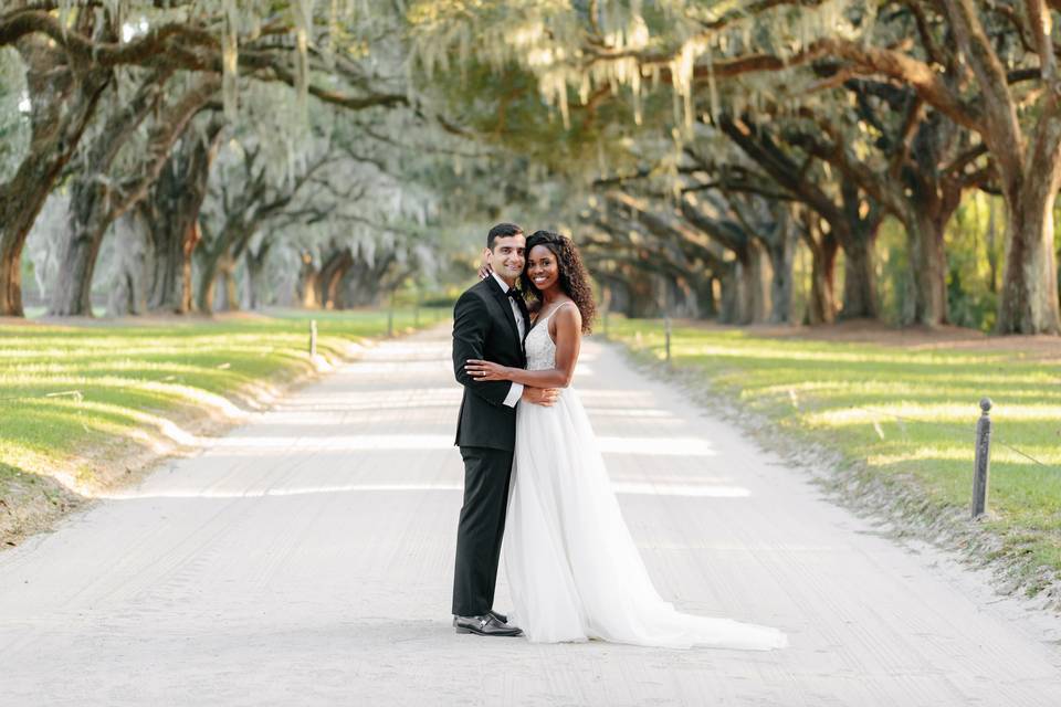 Boone Hall Plantation Wedding Photos, Charleston, SC