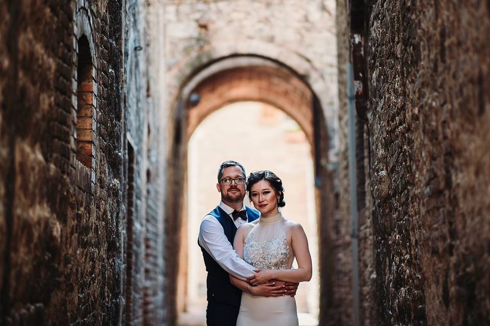 Civil wedding San Gimignano