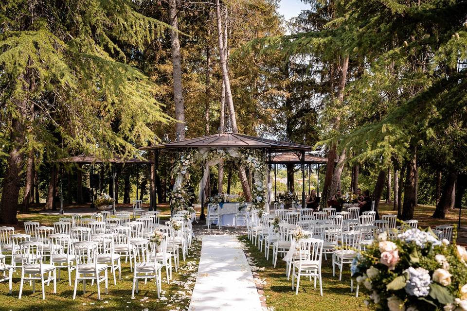 Ceremony in the park
