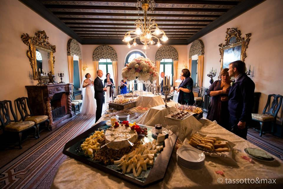 Italian food for a wedding