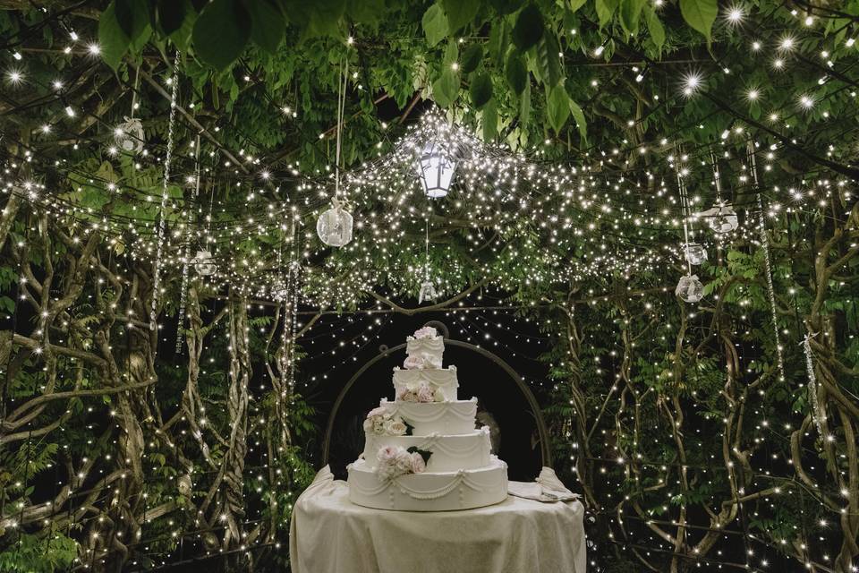 Wedding cake at the well