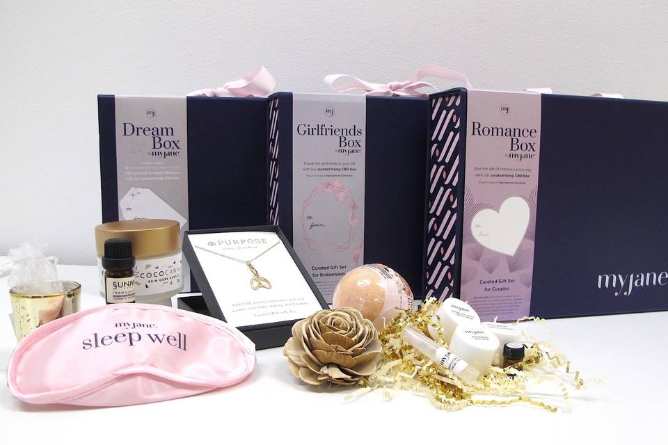 Selection of gift boxes