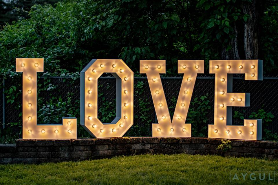 Led love sign