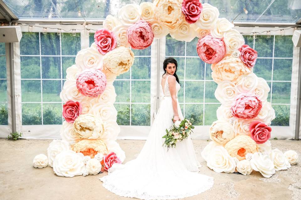 Giant Flowers Arch