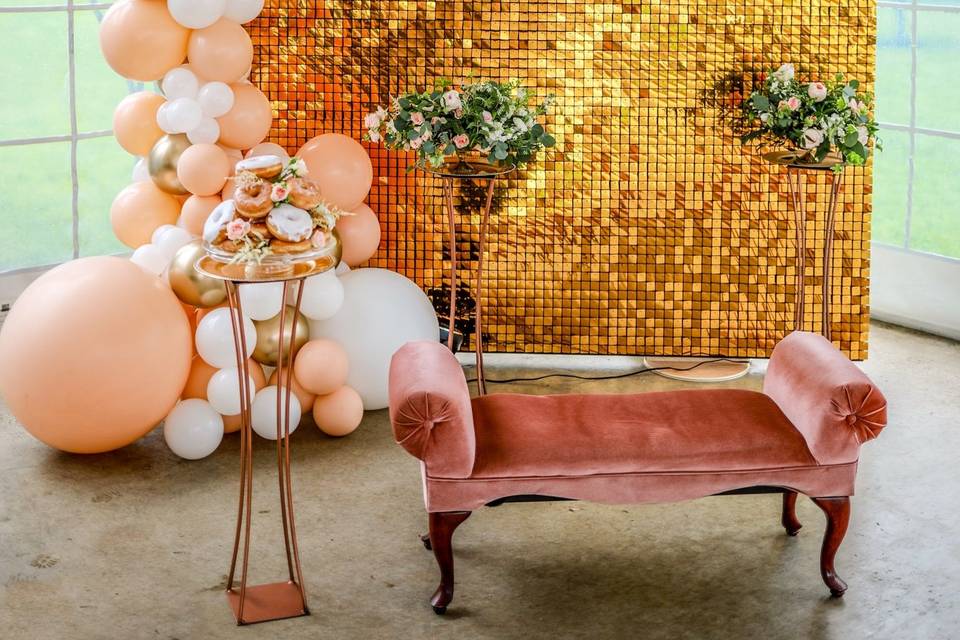 Gold Sequin Wall