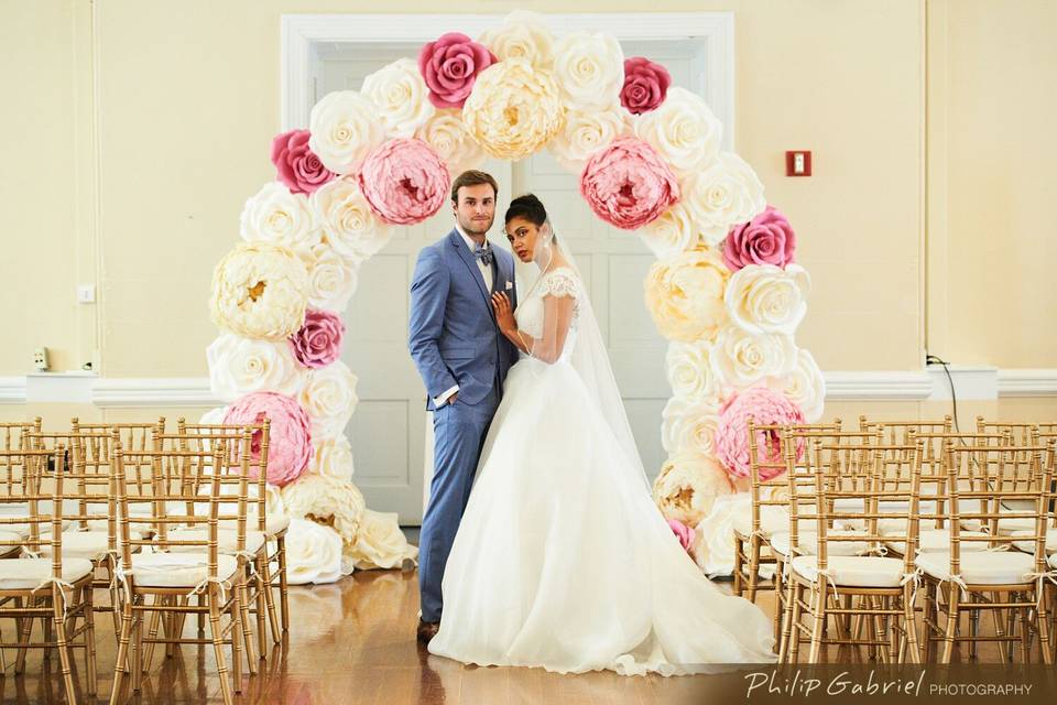 Giant Flowers Arch