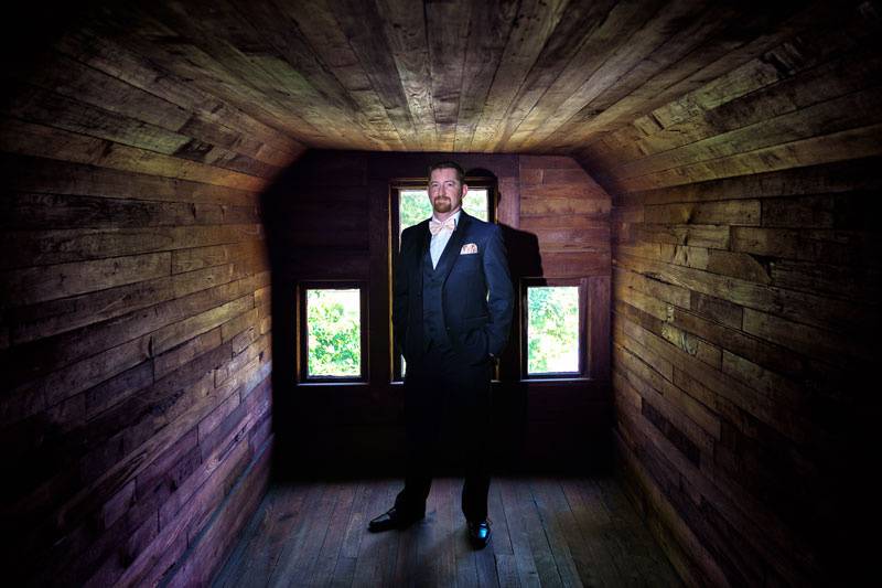 Groom in McConnell House Attic