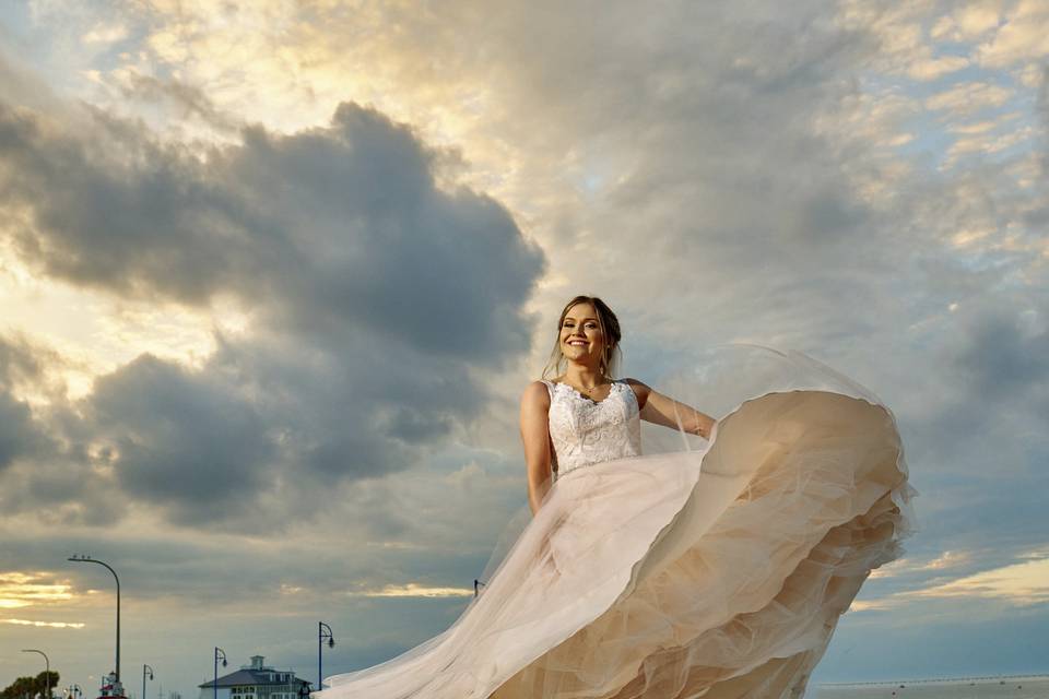Sunset bride