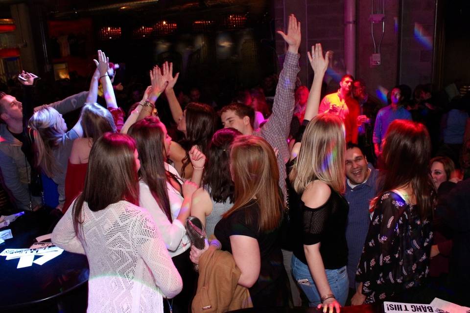 Crowded dance floor