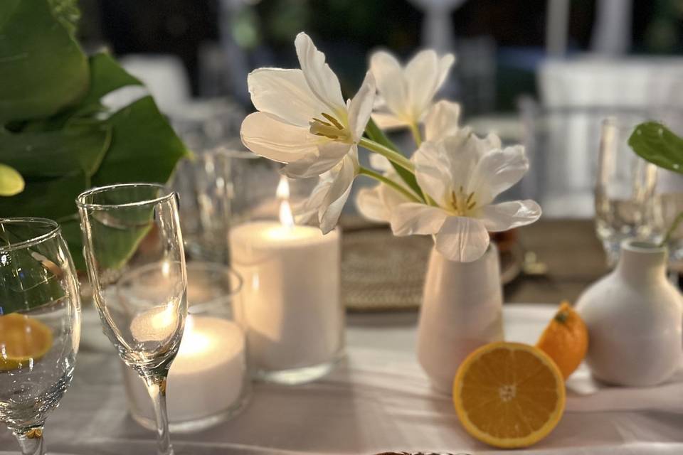 Rectangular Table decor