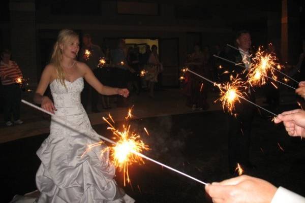 20 inch gold wedding sparklers