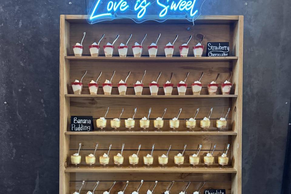 Dessert wall