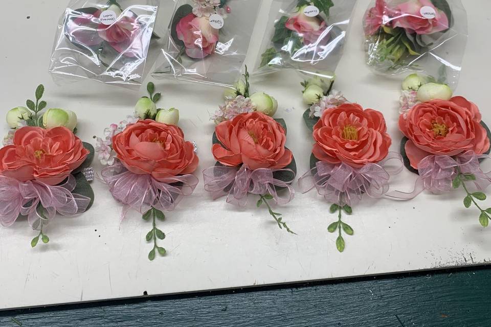 Silk Corsages