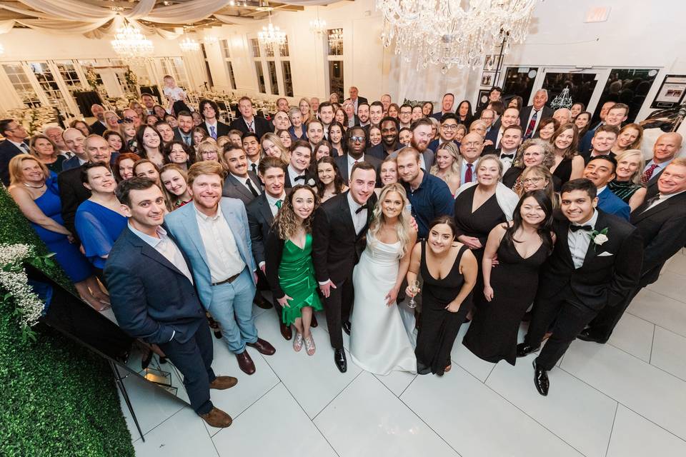 Group Selfie in Foyer