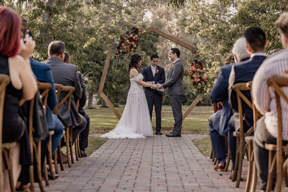 Ceremony aisle