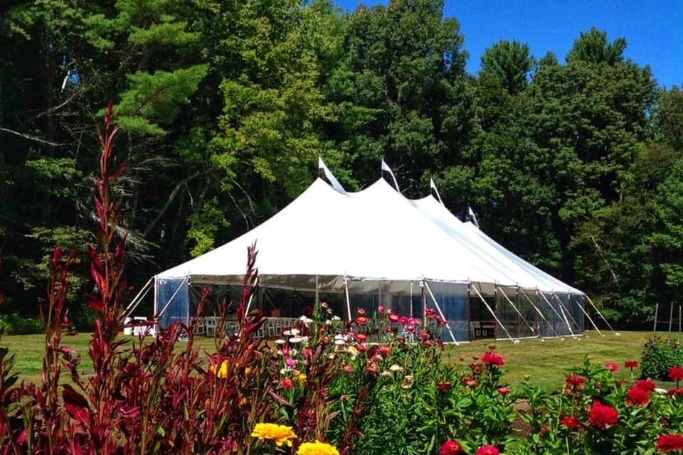 Tented reception