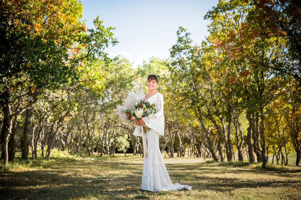 The Bride Surrounded by Nature