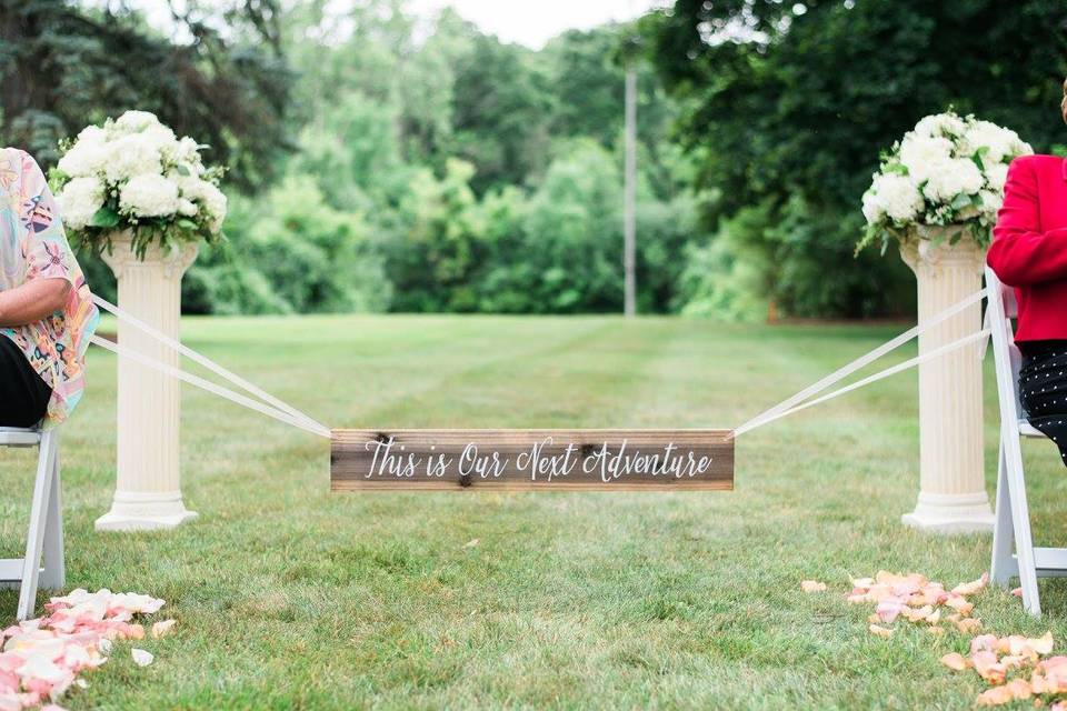 Ceremony Sign