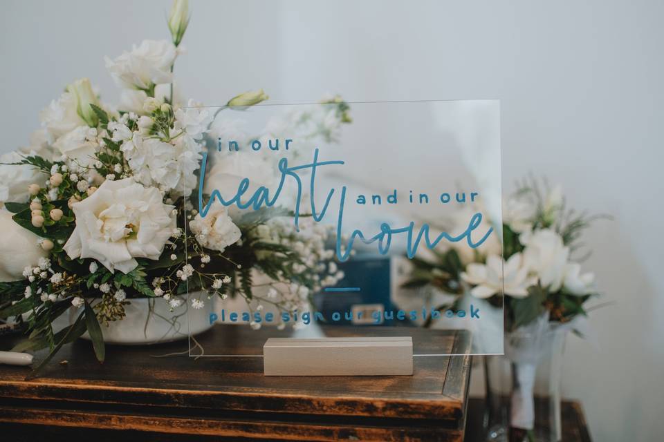 Acrylic Guestbook Sign