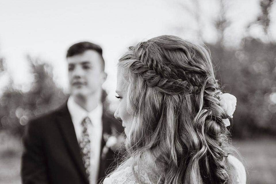 Bridal hair