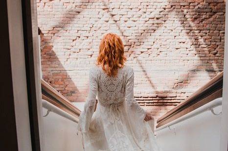 Sleeved wedding dress