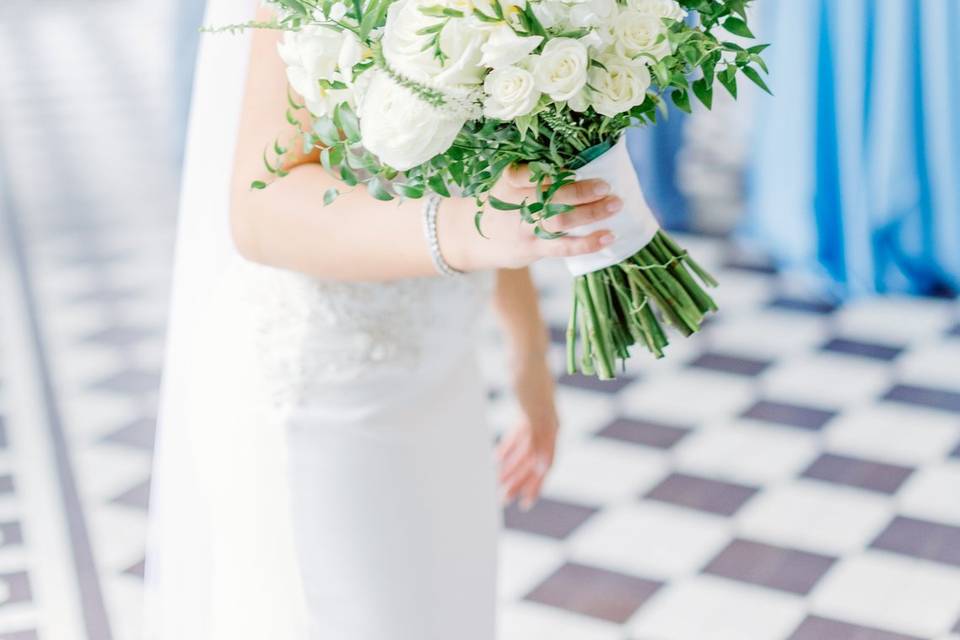 White Romantic Garden