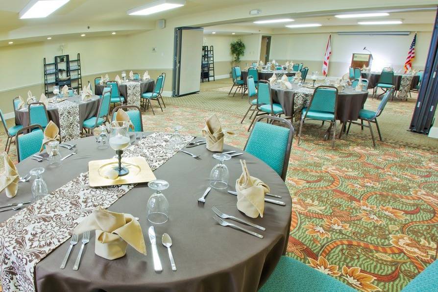 Onsite catering services make planning your day a breeze.