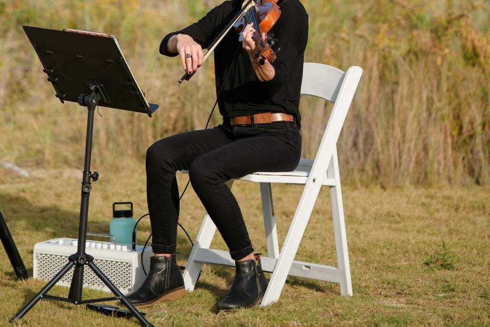 Solo Violin wedding ceremony