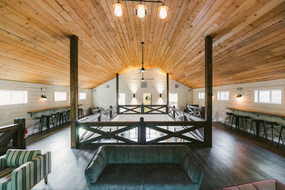 The barn's loft