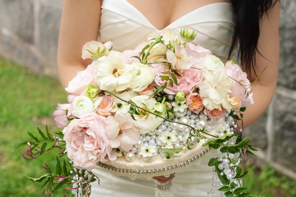 Pink and blush bouquet
