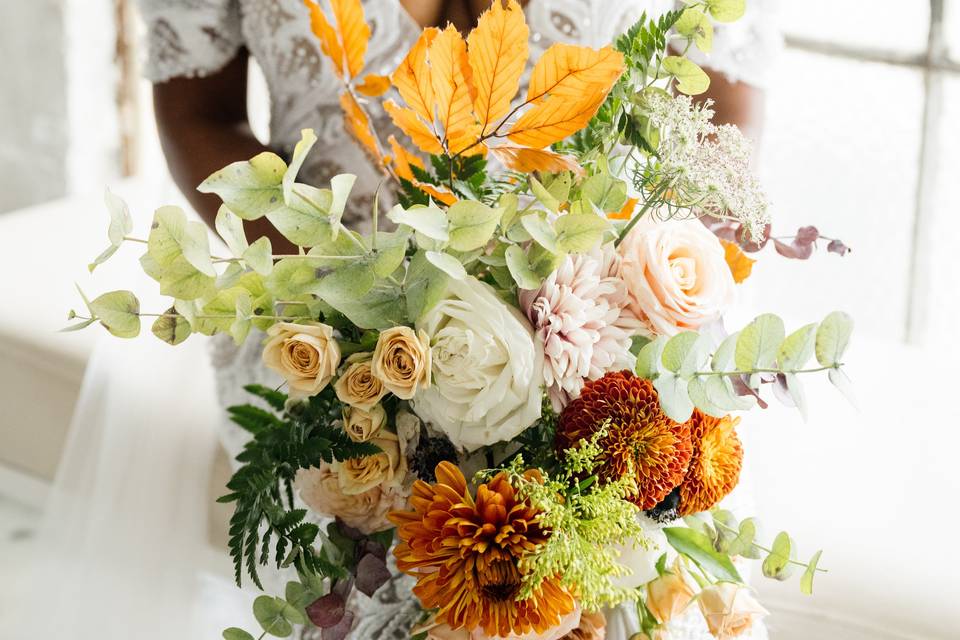Fall wedding bouquet