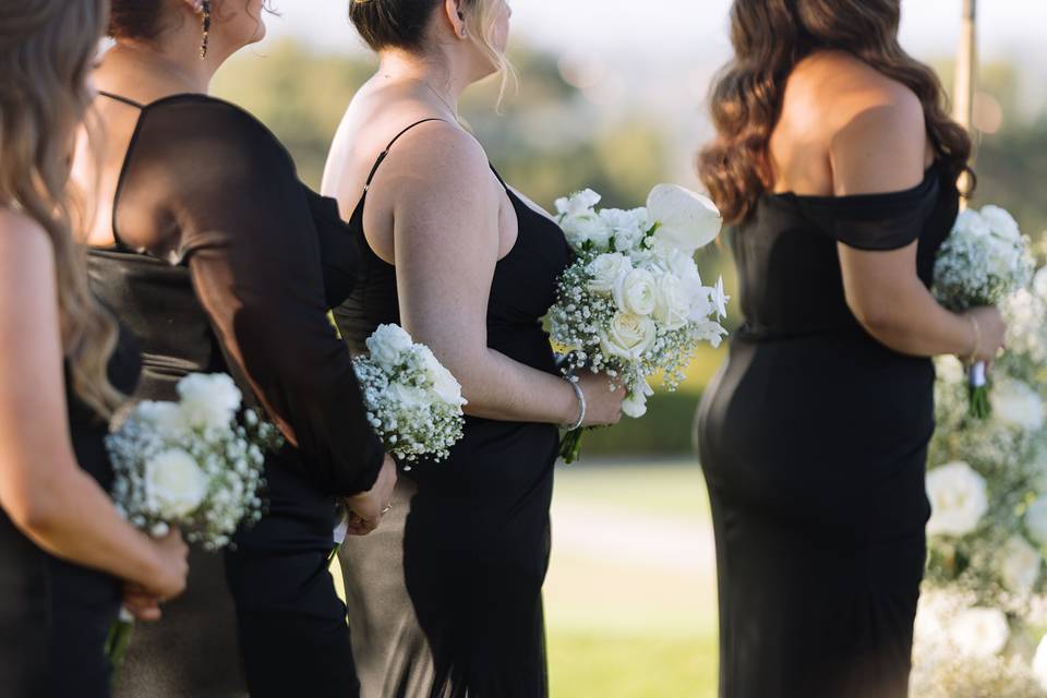 Elegant bridemaids dresses