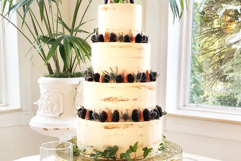 Semi naked cake