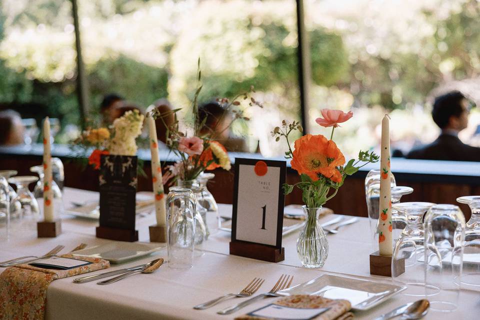 Ojai Wedding tablescape