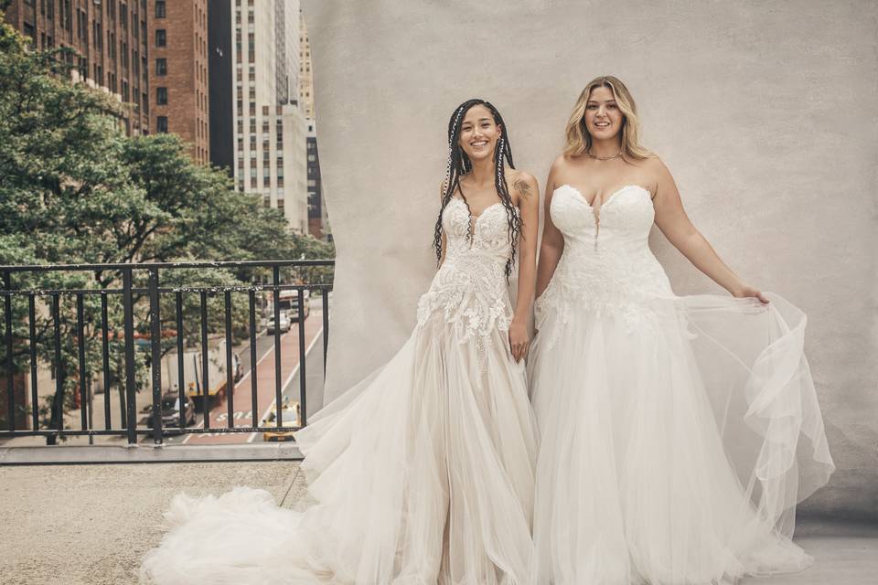 Size inclusive wedding gowns