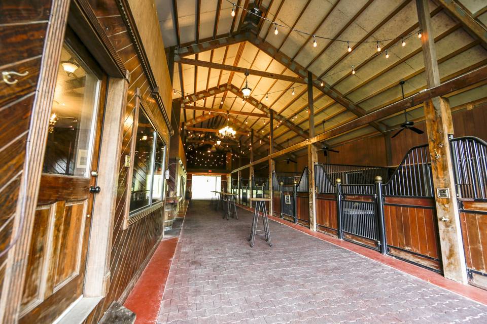 The Interior of the Stables