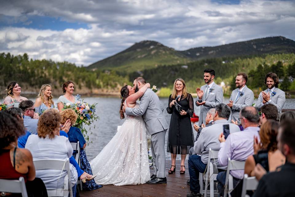 First Kiss Evergreen Lake