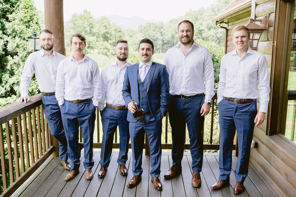 The Groom and his guys