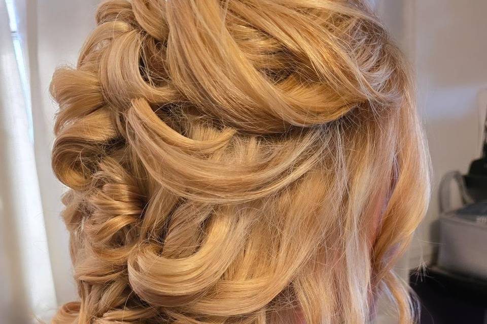 Half up half down10