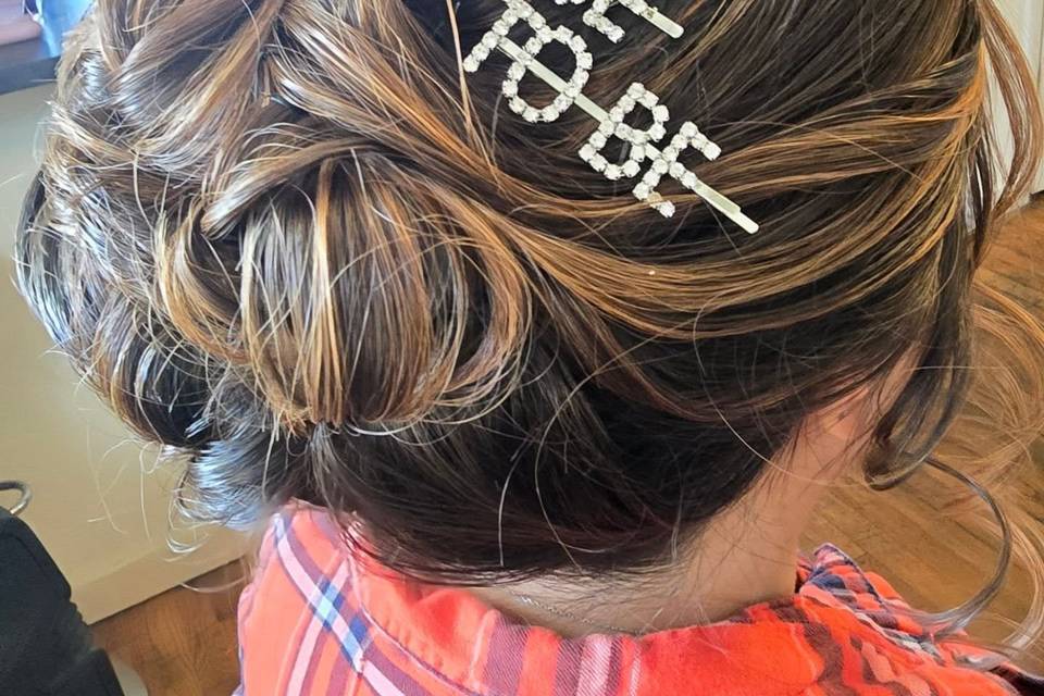 Bridal bun