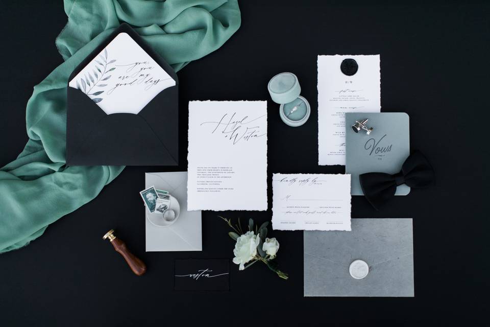 Moody Invitation Suite