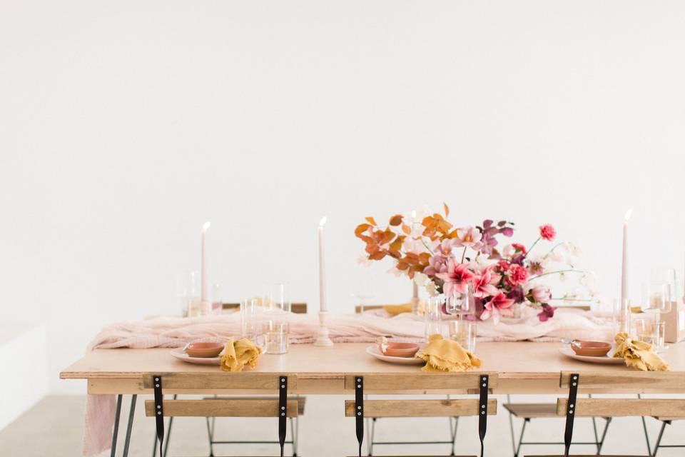 Elegant wedding table