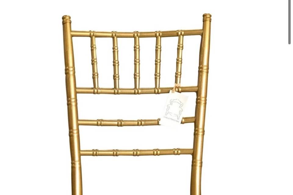 Gold chiavari