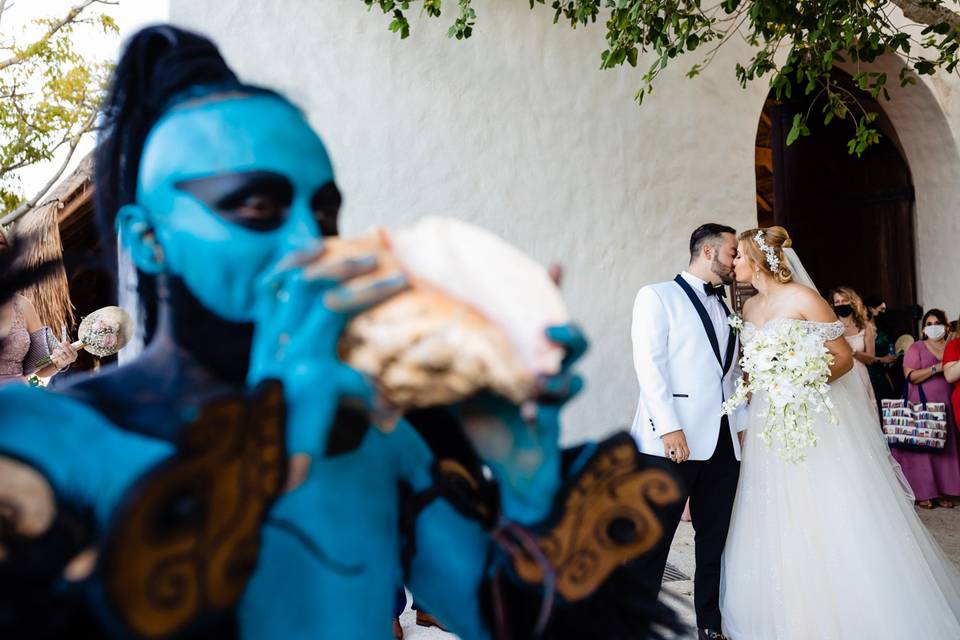 Xcaret Mayan Wedding