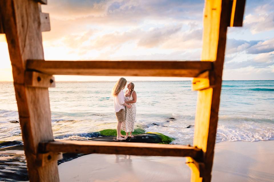 Sunset engagement