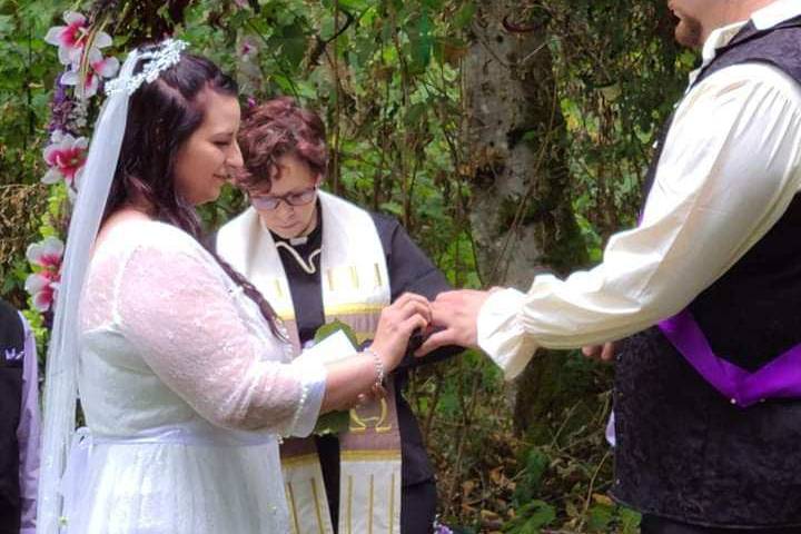 Saying vows