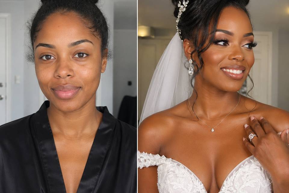 Bridal before and after