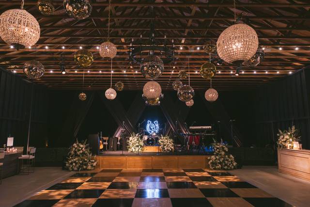 Band & Dance Floor in Barn